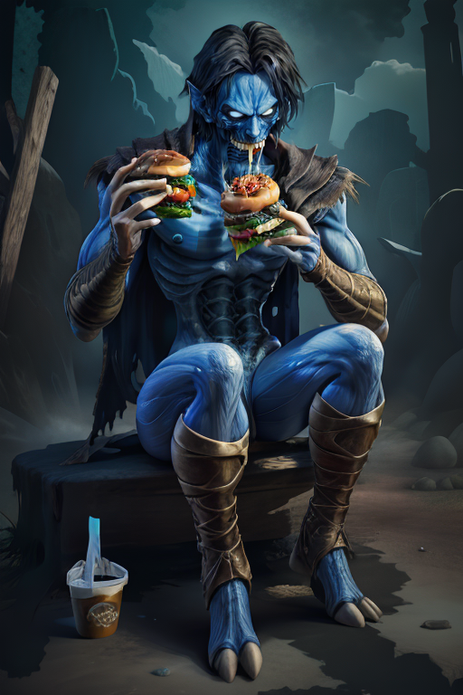 20102018084515-3473886642-photo illustration of raziel ( eating a burger _1.2) , ,  dark fantasy style,  ,high res, (detailed image_1), insane details, so.png